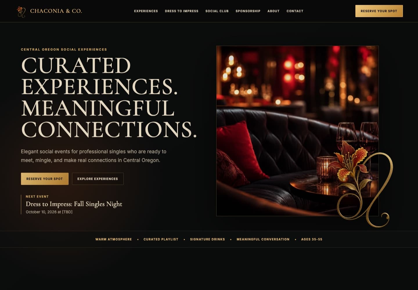 Chaconia & Co. website preview