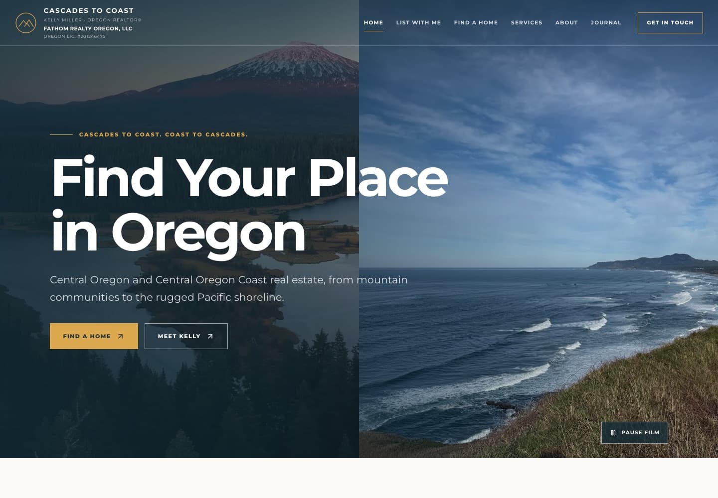 Kelly Miller Real Estate website preview