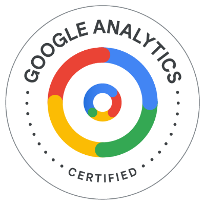 Google Analytics Certification 2026 badge